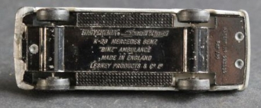 Matchbox King Size Lesney Mercedes-Benz Binz Krankenwagen 1967 Metallmodell (9687)